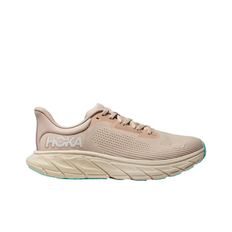 HOKA ONE ONE Cushioning Wear Resistant Low Top Running Shoes Women's Vanilla-1