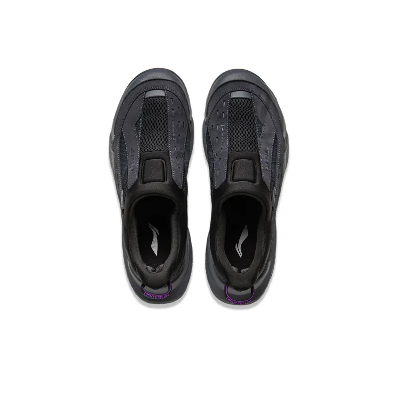 LiNing CF Tracing Collection Hiking 3 Lite Cushioning Wear-Resistant Low-Top Casual Shoes Unisex Black-4