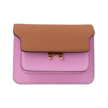 MARNI Trunk Colour Block Mini Shoulder Bag