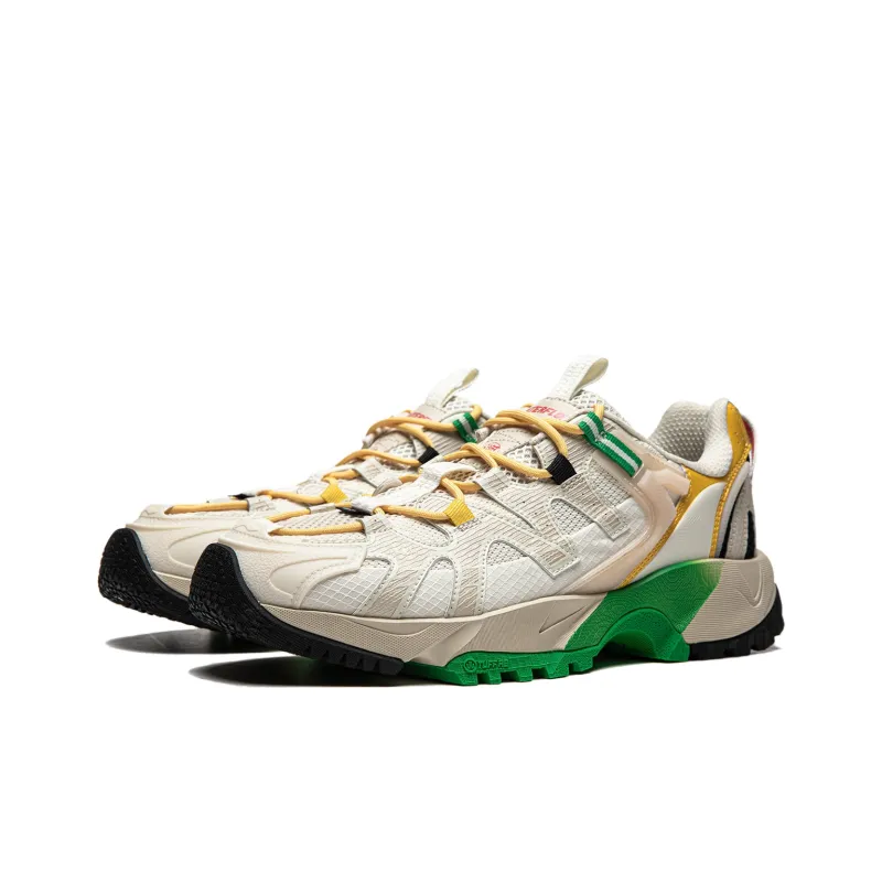LiNing CF Tracing Collection, Xingye Cushioning, Wear Resistant Low Top Casual Shoes Men's White Gray Black-2