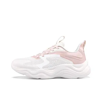 361° Shock Absorbers Rebound Low Top Running Shoes Women's White Pink