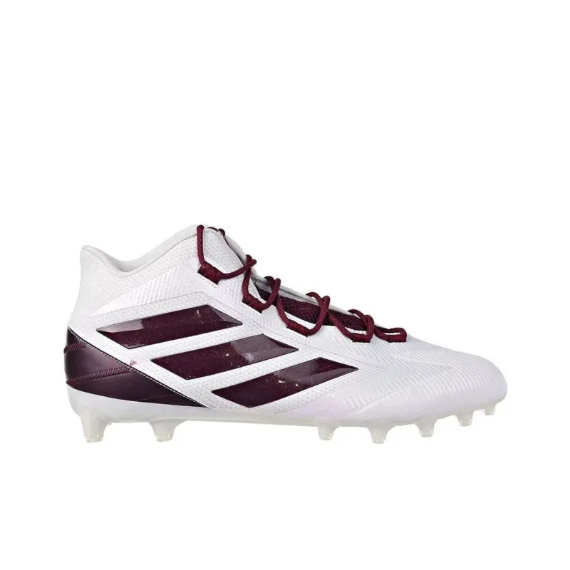 Adidas Freak Carbon Mid White Maroon-1