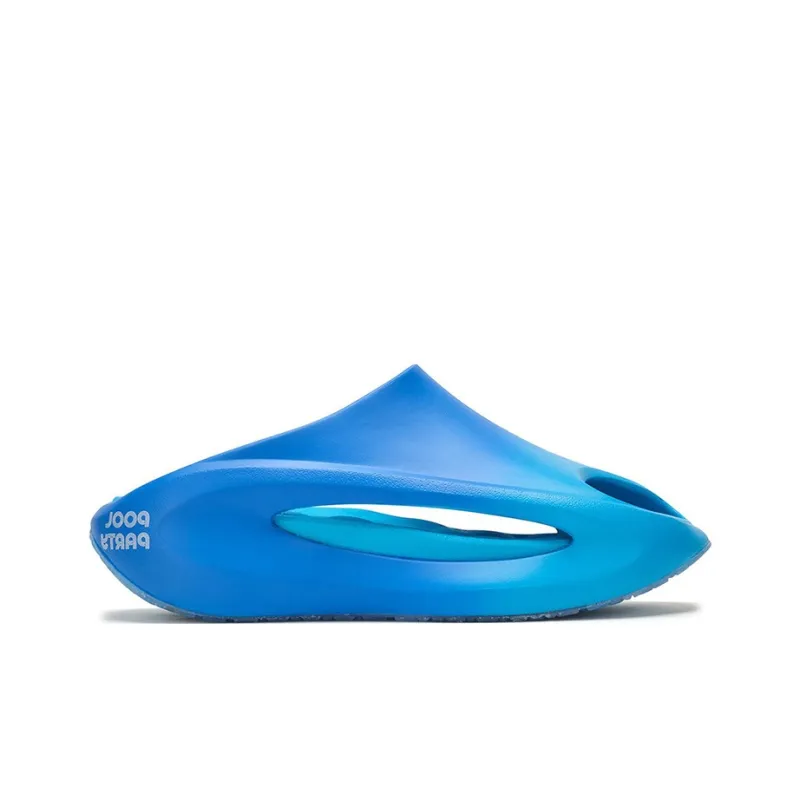 LOL x LiNing Yun You Slay Quiet Slide Slippers Unisex Glossy Finish Blue-1