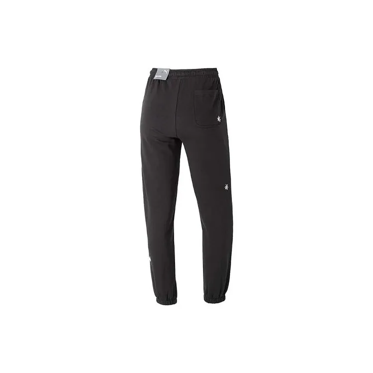 PUMA Knitted Sports Pants Women's Black-1