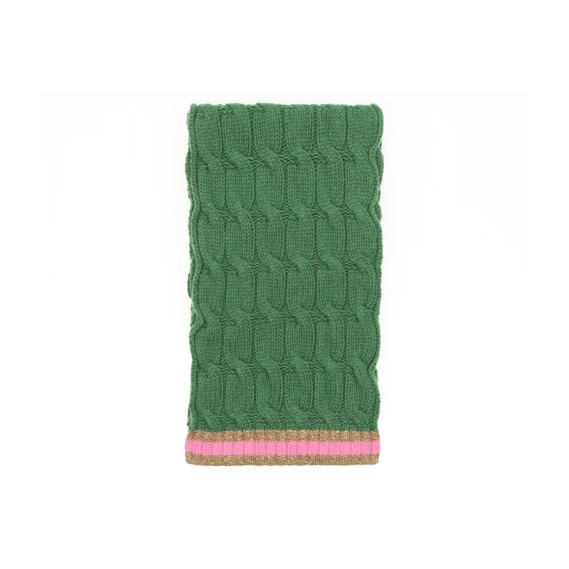 GUCCI Knit Scarves Women's Green-2
