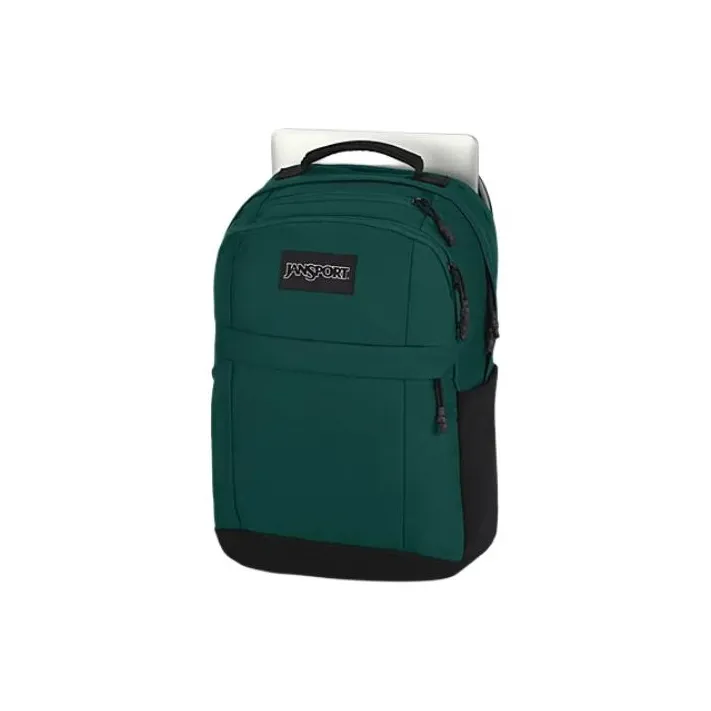 JanSport Recycled Polyester Backpack Unisex Deep Pine-2