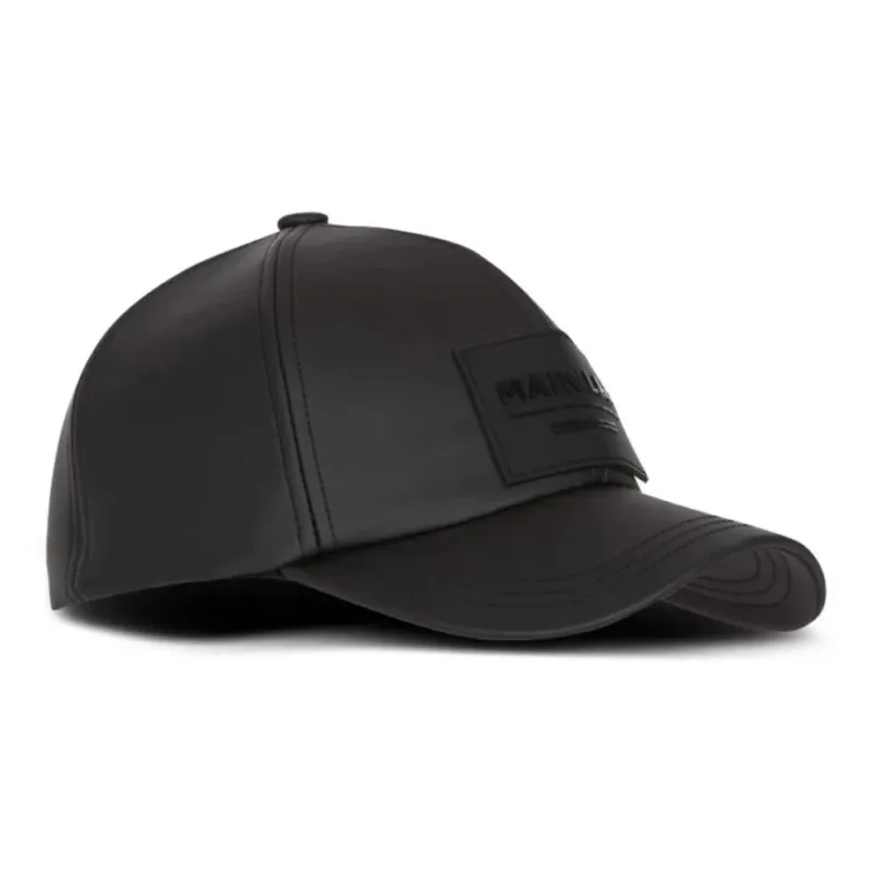 BALMAIN Main Lab Logo Patch Baseball Cap-2