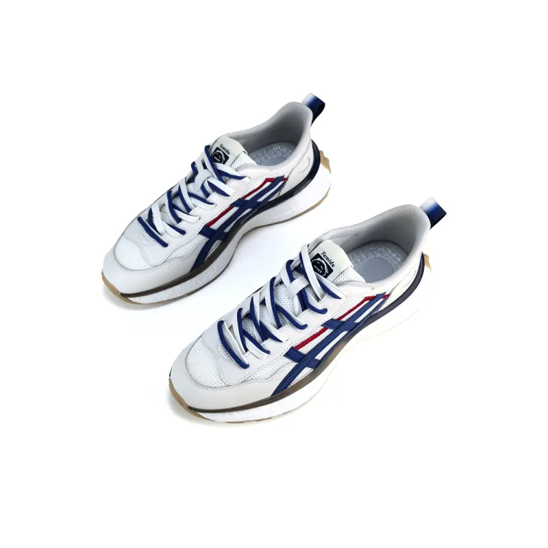 Yamid YAMIDE Cushioning Rebound Wear Resistant Breathable Slip Resistant Low Top Casual Shoes Unisex White Violet-1