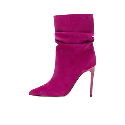 Paris Texas Slouchy Pointed Suede Boots