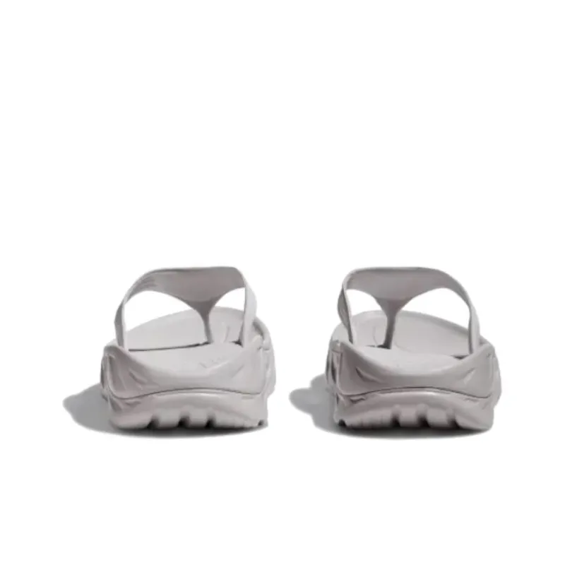 HOKA ONE ONE Ora Recovery Flip Lunar Rock White-5