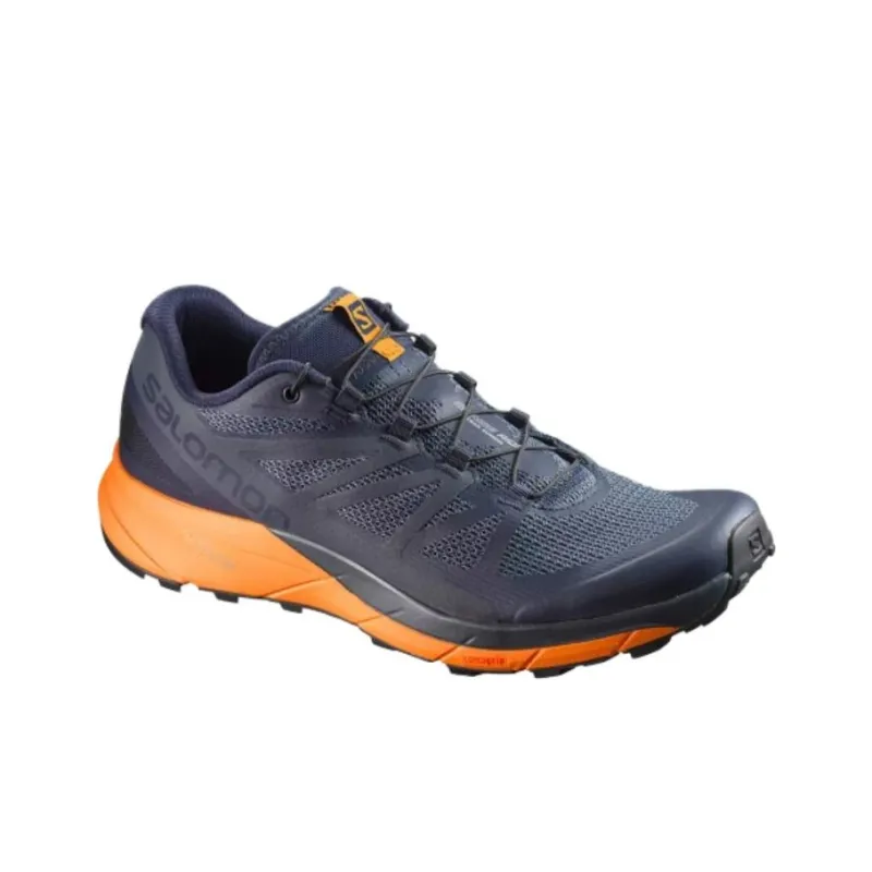 SALOMON Sense Ride Trail Running Shoes 'Navy Blazer Bright Marigold Ombre Blue'-1