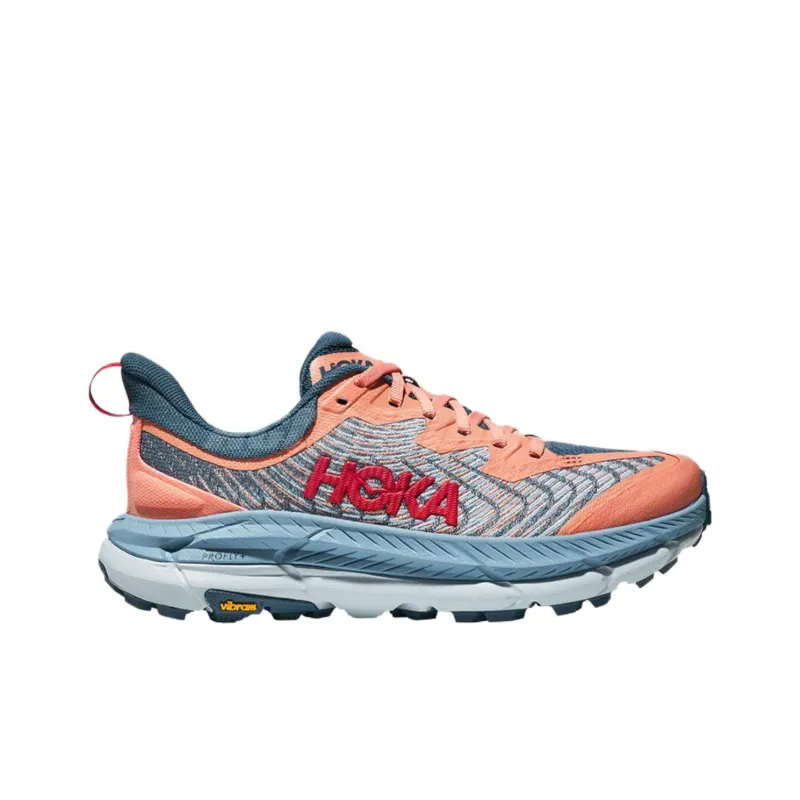 HOKA ONE ONE Mafate Speed 4 Papaya Real Teal Women's-1