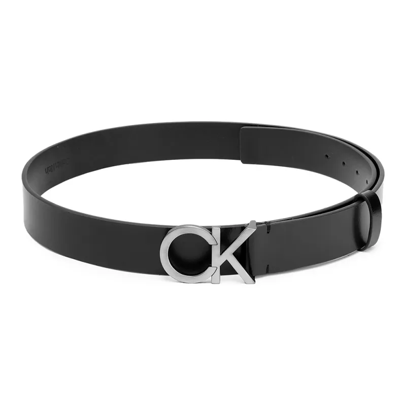 CALVIN KLEIN Genuine Leather Belts Men's Black Width 3.8cm-1