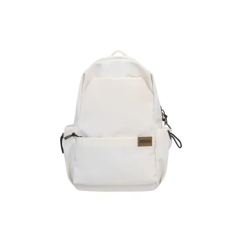 Rainbow Girl Nylon Backpack Regular Women's White/Black