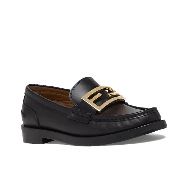 FENDI Baguette Slip On Loafers Women's-3