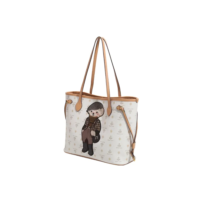 MISS GAIL Handbags Monogram White-3