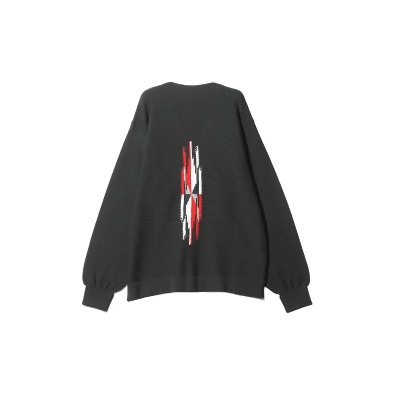 Needles SS24 Sweater Unisex Black-1