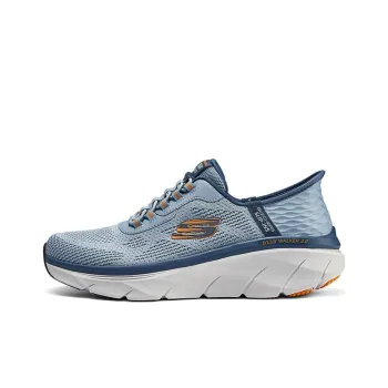 Skechers Hands Free Slip Ins Durable Breathable Low Top Running Shoes Men's Blue