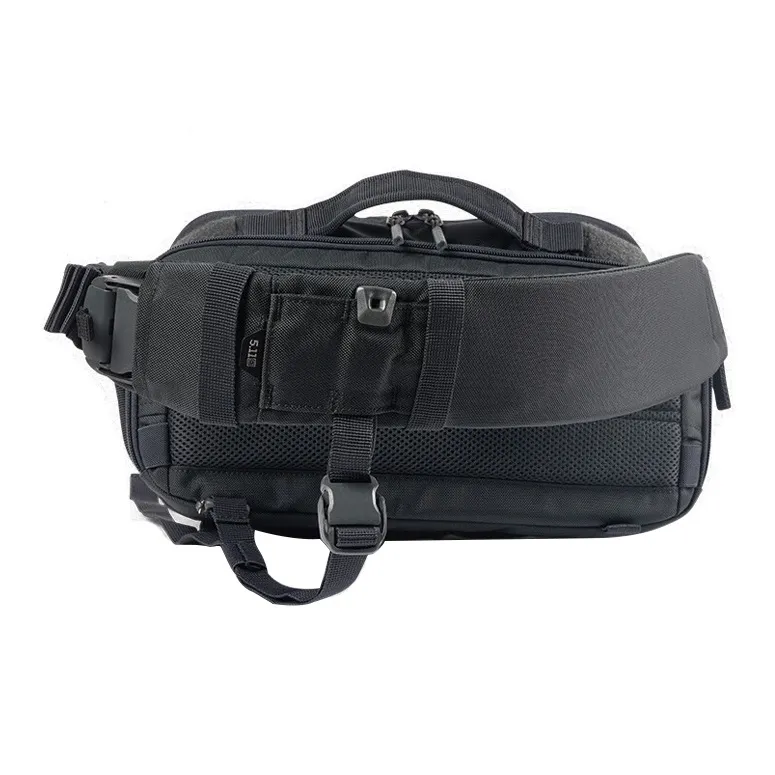 5.11 Water repellent Nylon Fanny Pack Trumpets Unisex Black/Gray/Blue-7