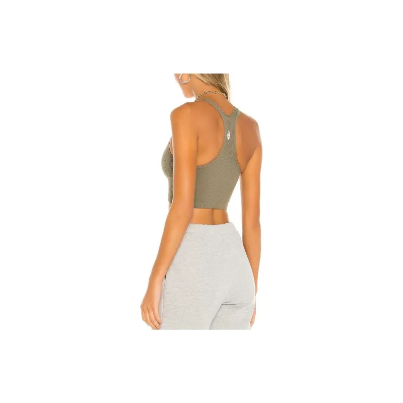 FREE PEOPLE Crop Tops Women's Green-1