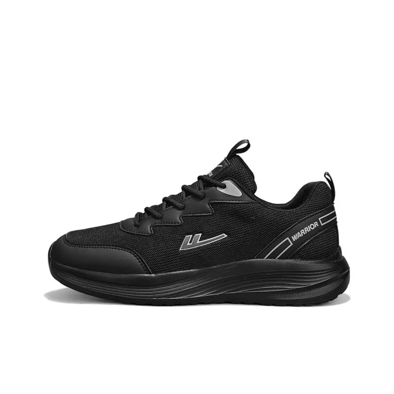 Warrior Breathable Lightweight And Wear-Resistant Low-Top Running Shoes Men's White-12