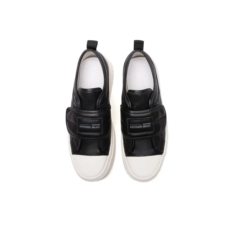 Anthony Miles Anthony Miller Low Top Skateboard Shoes Men's Black White-2
