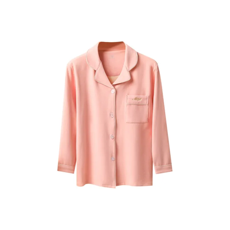 H YXIANG Pajama Set Women's Pink-1