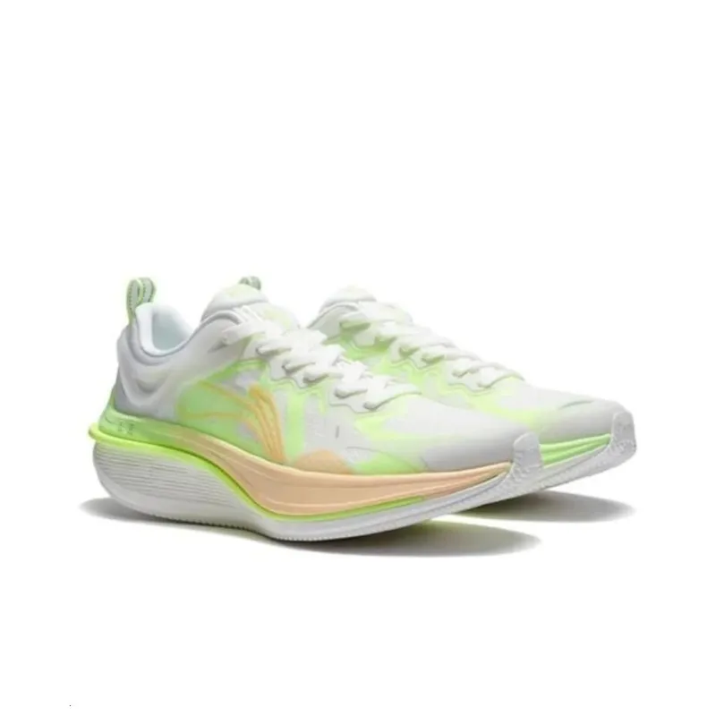 LINING WuShi 5S 2.0 Running Shoes Men Low Top White/Cyan/Orange-3