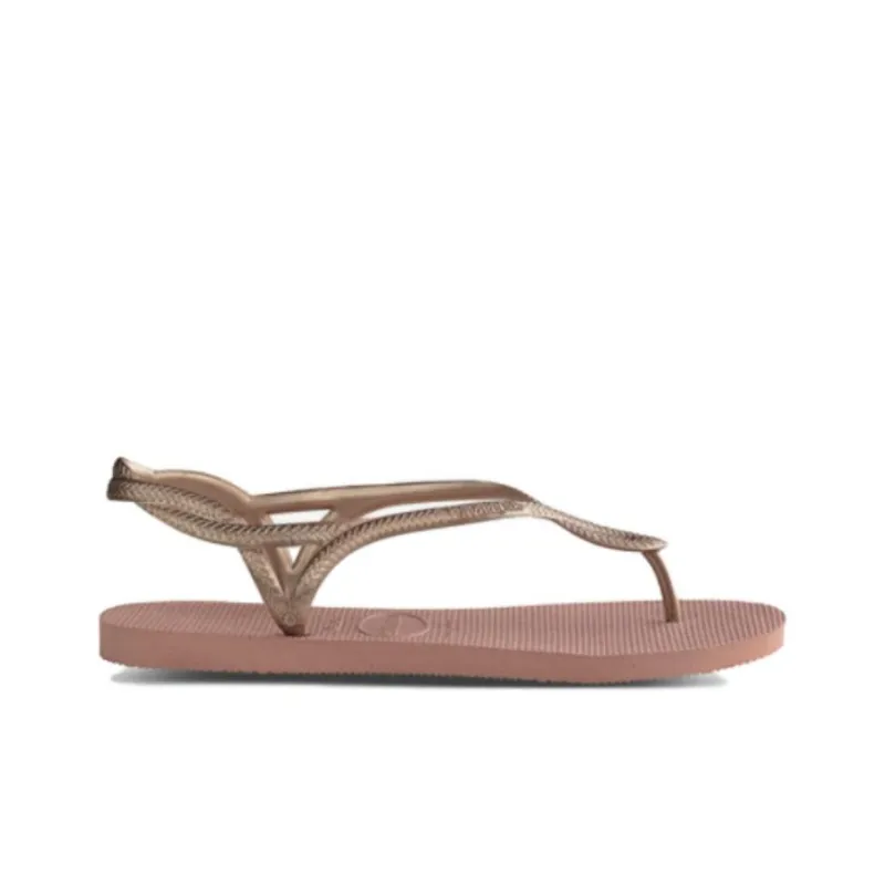 Havaianas Luna Strap Sandals Low Heel Women's Pink-1