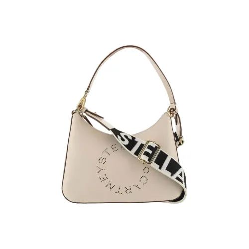 Stella McCartney Logo Perforated Zipped Shoulder Bag