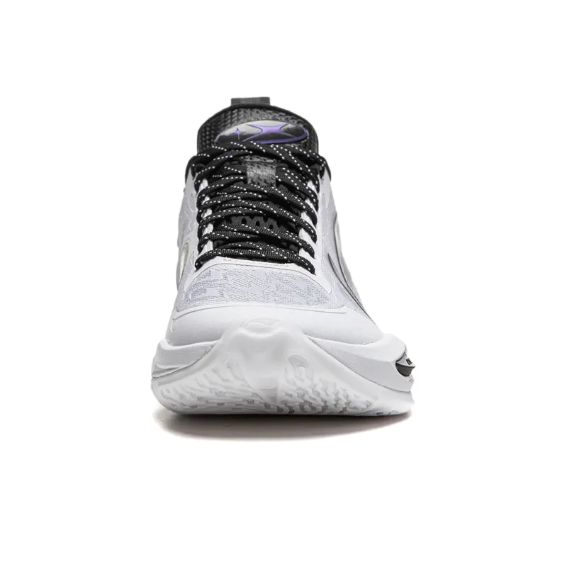 LINING Super Light 2024 Basketball Shoes Men Low Top Standard White/Black-4