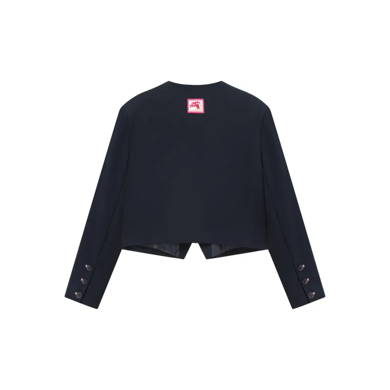CHUU Business Suits Women's Navy Blue-1