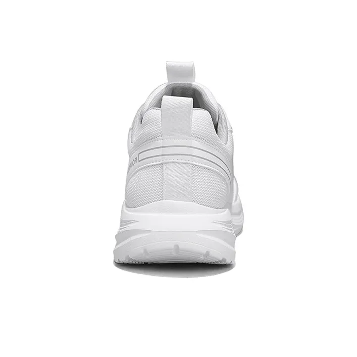 Warrior Breathable Lightweight And Wear-Resistant Low-Top Running Shoes Men's White-4