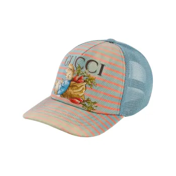 GUCCI Canvas Baseball Caps Kids' Multicolor