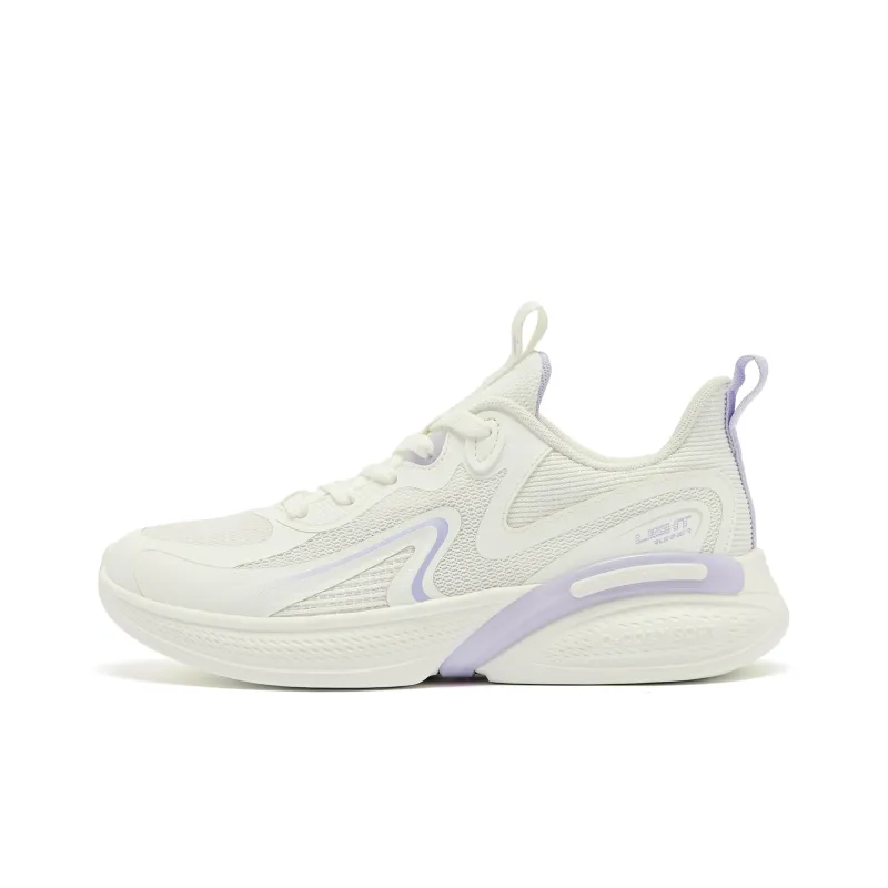 QIAODAN Cushioning Wear Resistant Rebound Low Top Running Shoes Women's-0