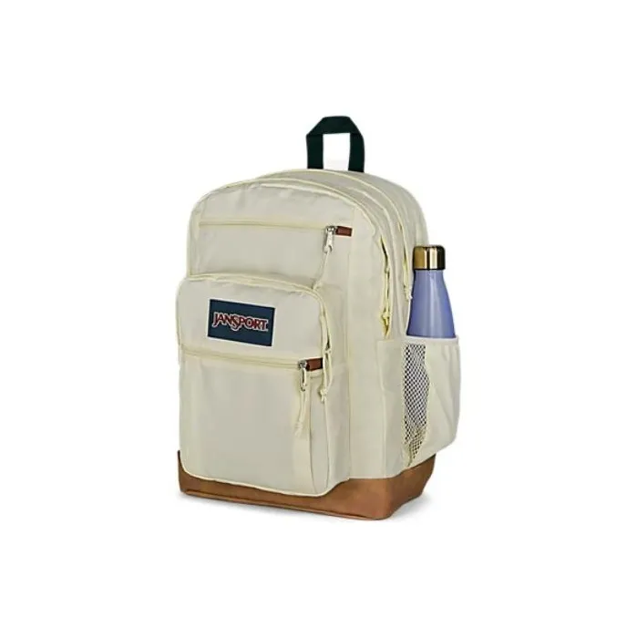 JanSport Synthetic Leather Backpack Unisex Coconut Color-2