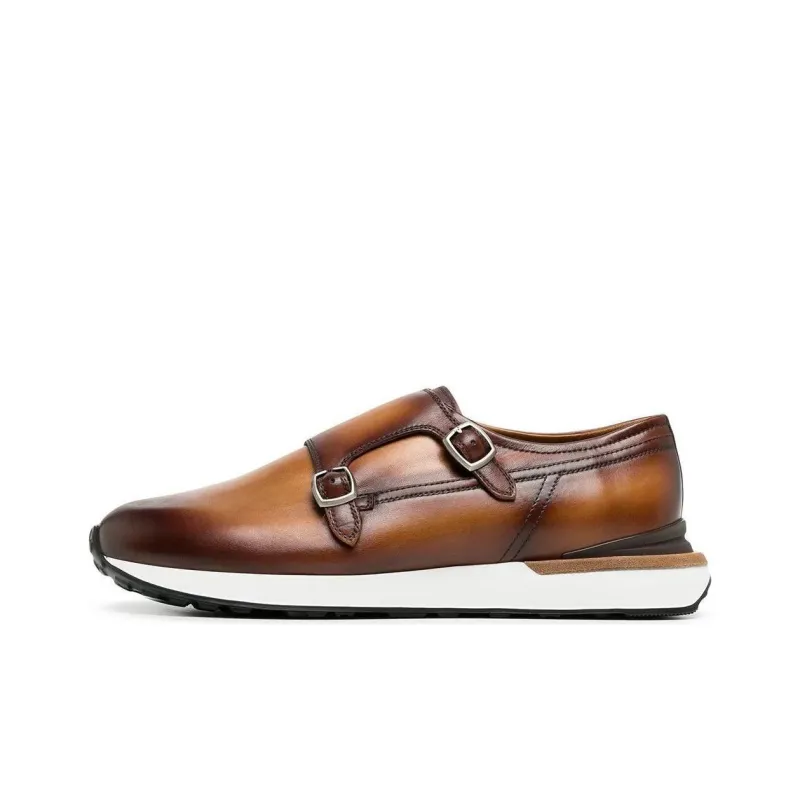 Magnanni Buckle-fastened Slip-on Sneakers-0