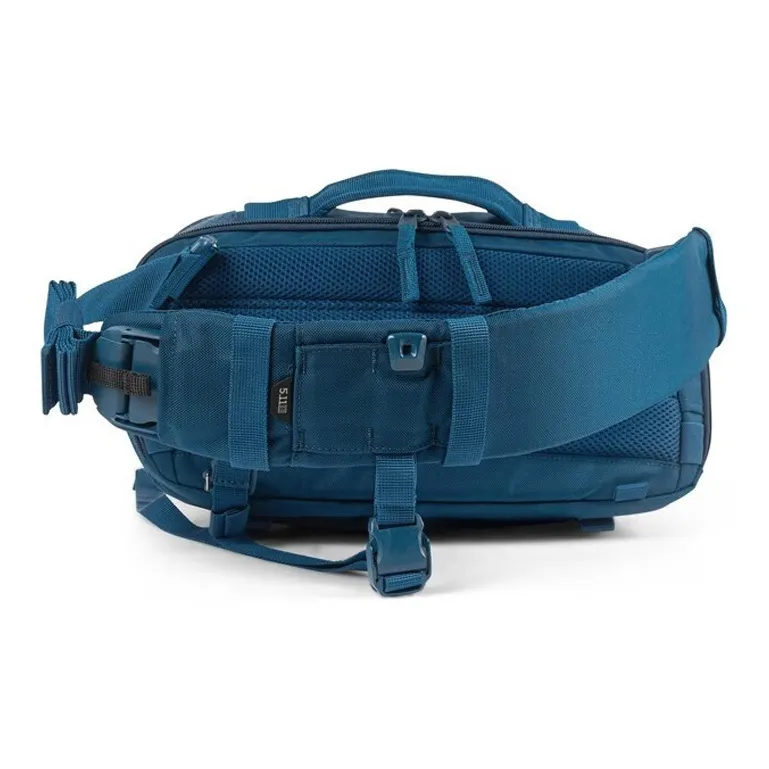 5.11 Water repellent Nylon Fanny Pack Trumpets Unisex Black/Gray/Blue-11