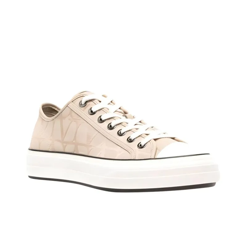 Valentino Toile Iconographe Lace Up Sneakers-2