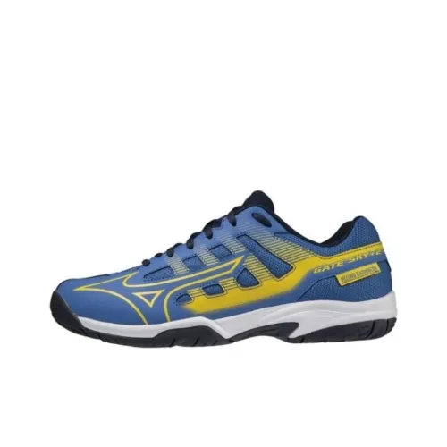Mizuno Gate Sky PLUS 2 Cushioning Wear-Resistant Low-Top Badminton Shoes Men's Blue Yellow