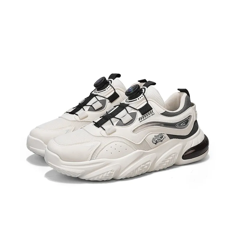 DEERWAY Wear-Resistant Height Increasing Low-Top Chunky Sneakers Men's-21