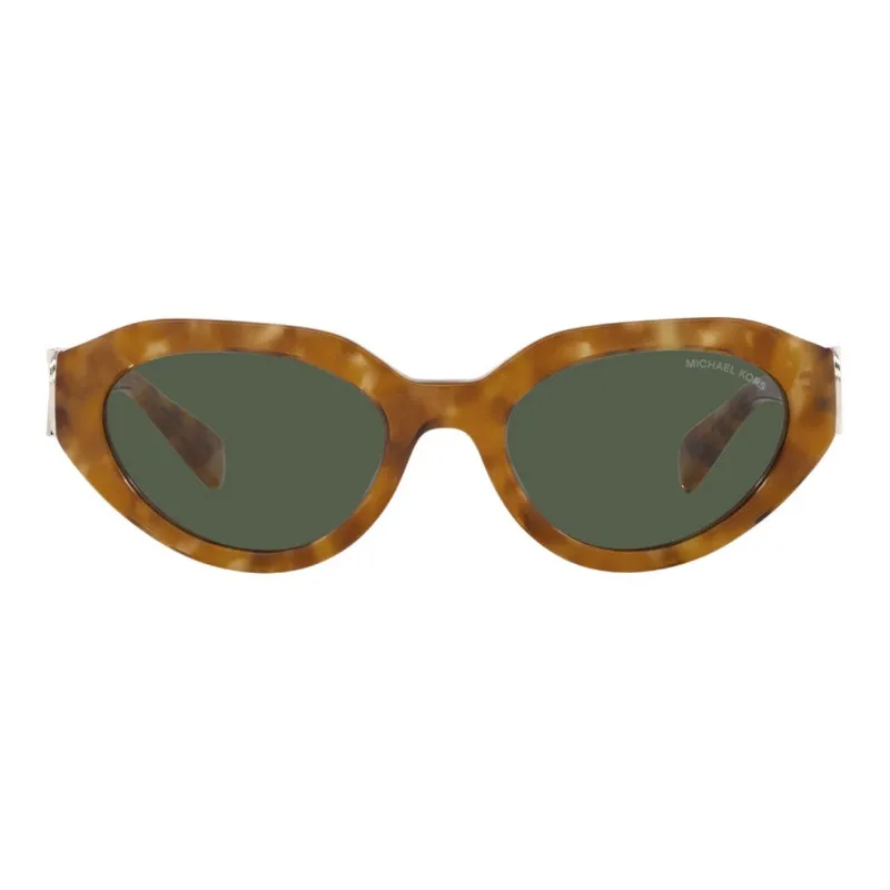 MICHAEL KORS Acetate Oval Sunglasses Women's Brown-0