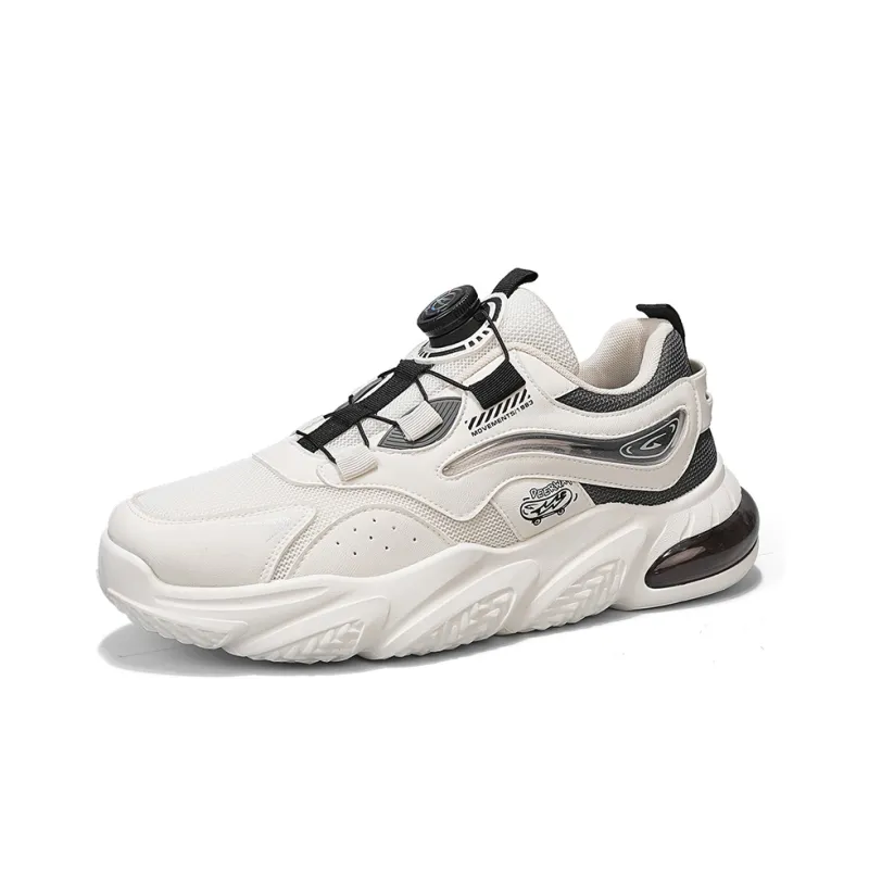 DEERWAY Wear-Resistant Height Increasing Low-Top Chunky Sneakers Men's-20