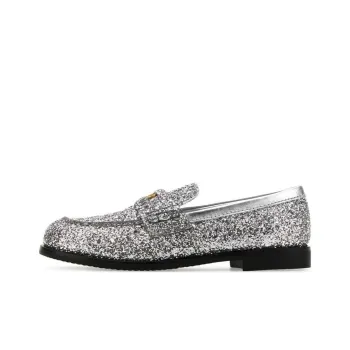 MIU MIU Loafers Women's Silver