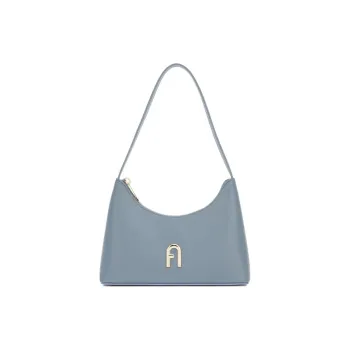 Furla Diamante Soft Calfskin Shoulder Bag, Handbag, Shoulder Bag Women's Sky Blue