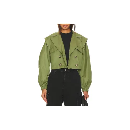 FREE PEOPLE Jackets Women's Green