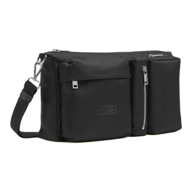 MM6 Maison Margiela Nylon Messenger Bag Shoulder Bag Crossbody Bag Women's Black-1