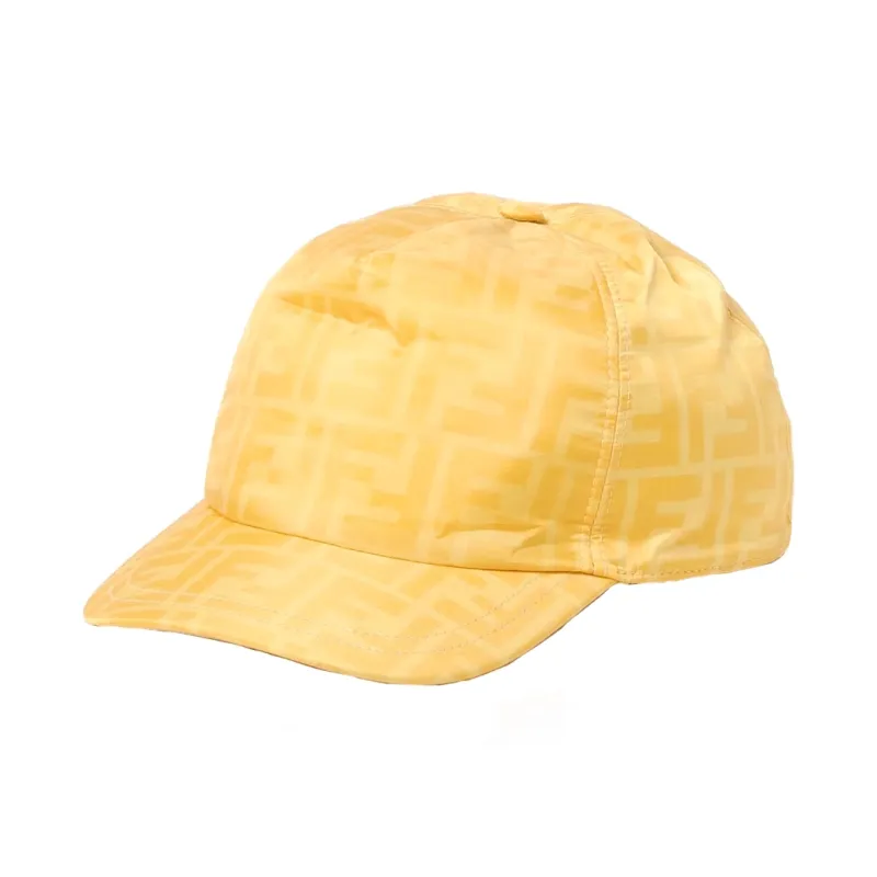 FENDI FF pattern Satin finish Baseball Cap-0