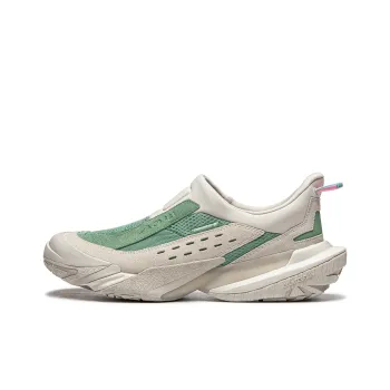 LiNing CF Tracing Collection, Xingshan 3 Lite Cushioning, Wear Resistant Low Top Casual Shoes Unisex Green Gray
