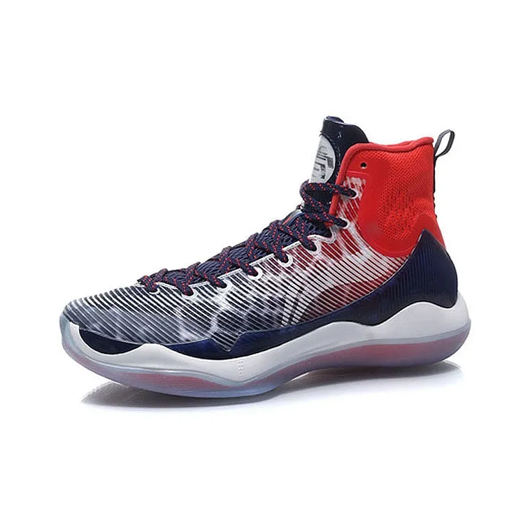 LiNing YuShuai 11 Cushioning High Top Basketball Shoes Men's Dragon Fruit Red-2